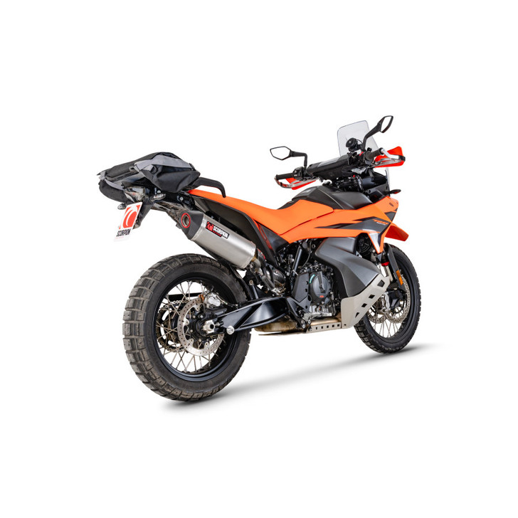 Scorpion Serket Parallel Slip-on - Titanium Sleeve - 790 Adventure Euro 5+ - 2023>2026 - RKT98TEO