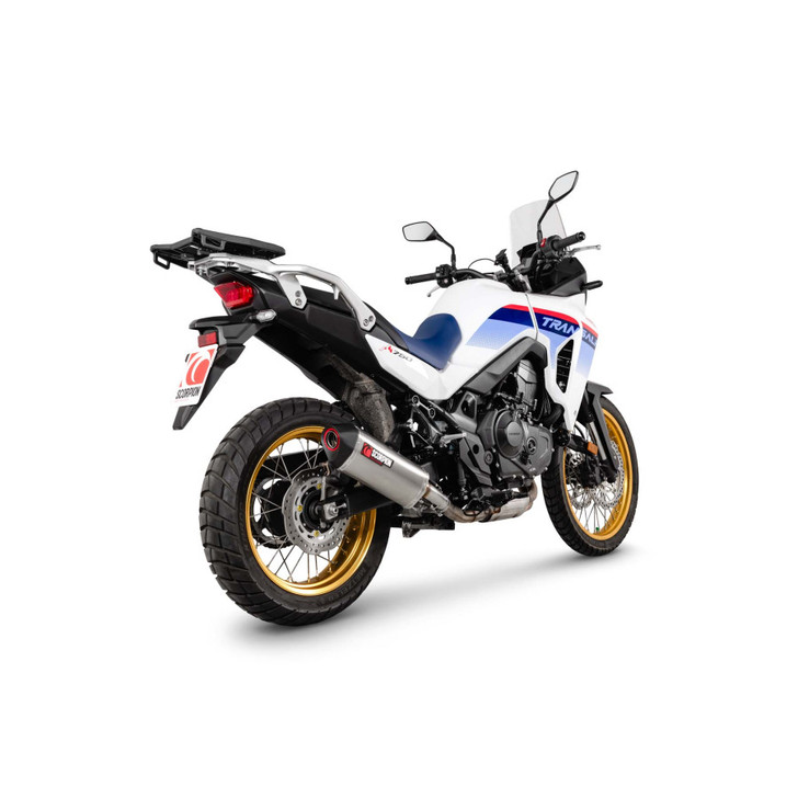 Scorpion Serket Parallel Slip-on - Titanium Sleeve - Honda Transalp XL750 - RHA201TEO