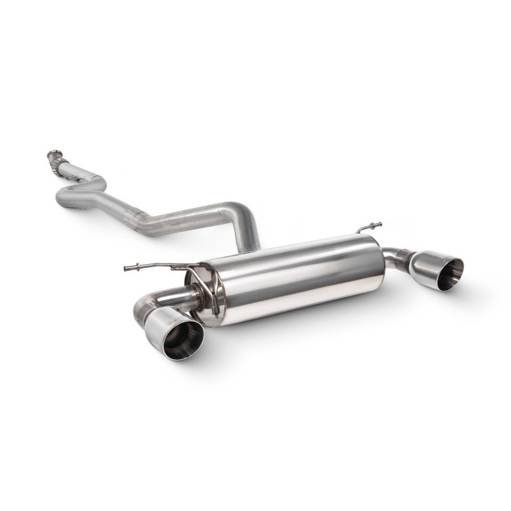 Scorpion Non-resonated cat-back system without valve - Ceramic Black twin 100mm Daytona trims- F20 M135i 2012 - Pre June 2013 - SBMS106