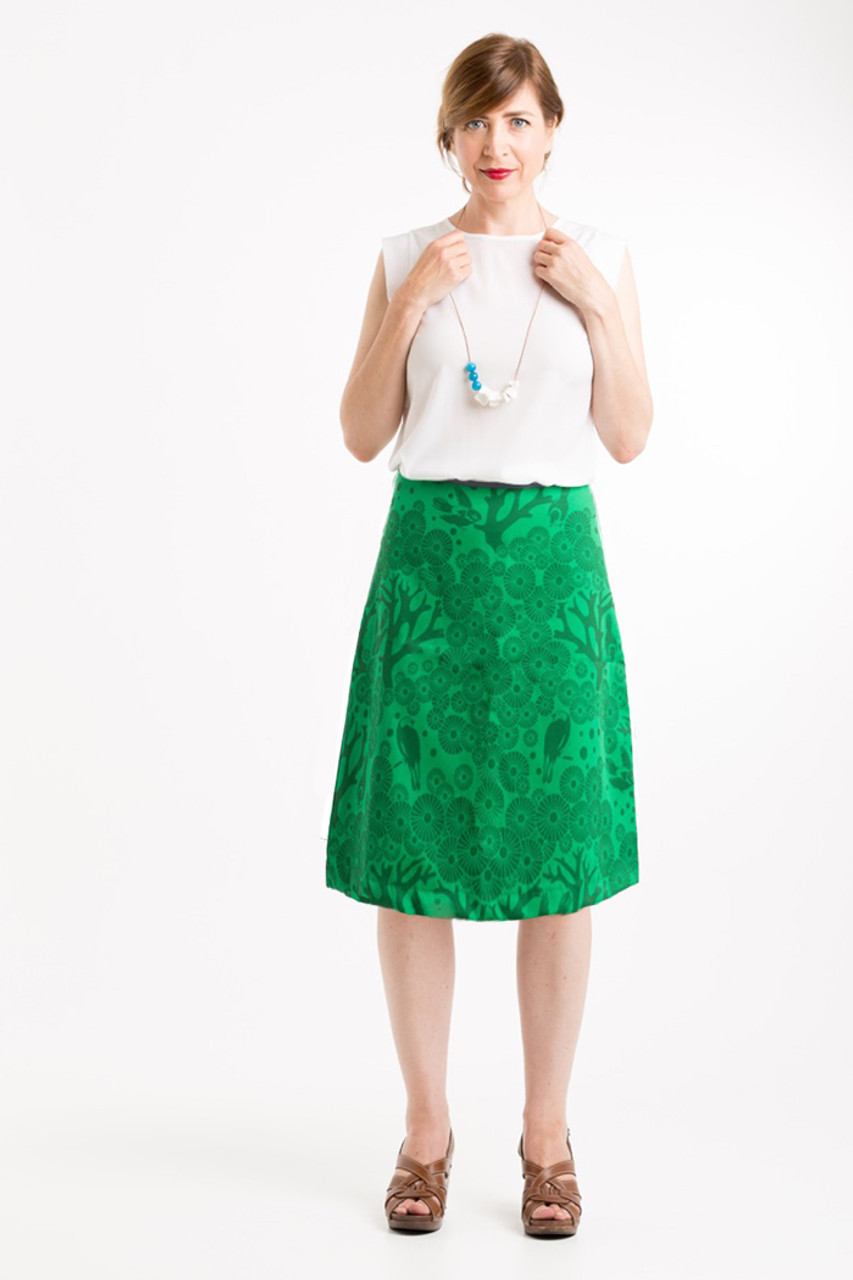 long green skirt