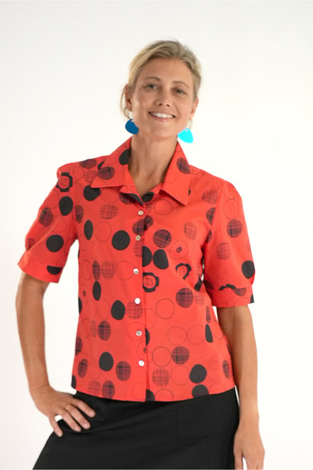 Coco Shirt | Jotto tangerine