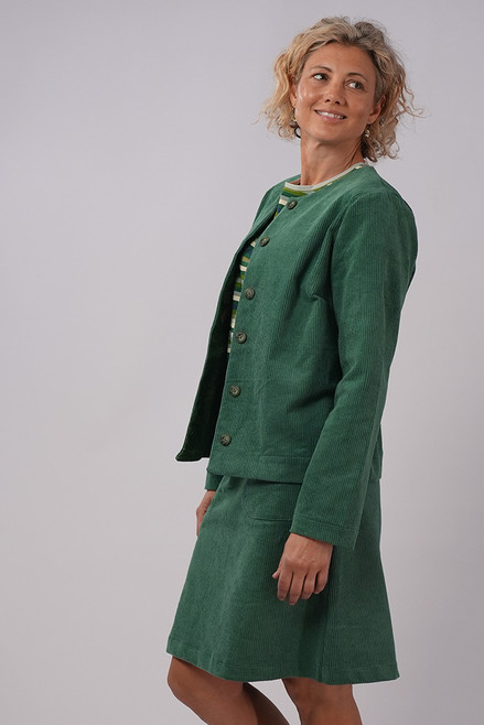 Jacket | Corduroy green