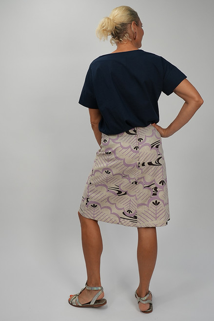 Heidi skirt short | Secret garden mauve/grape final sale