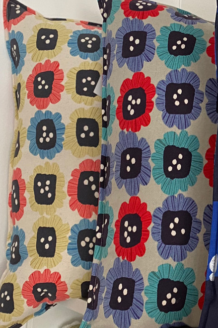 50cm Sq Cushion Cover | Bright flowers