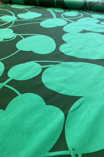 Cotton Voile  | Blossom green/green - $35/mt