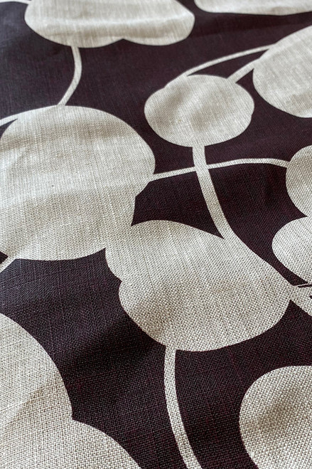Linen Fabric | Blossom - grape $28/mt