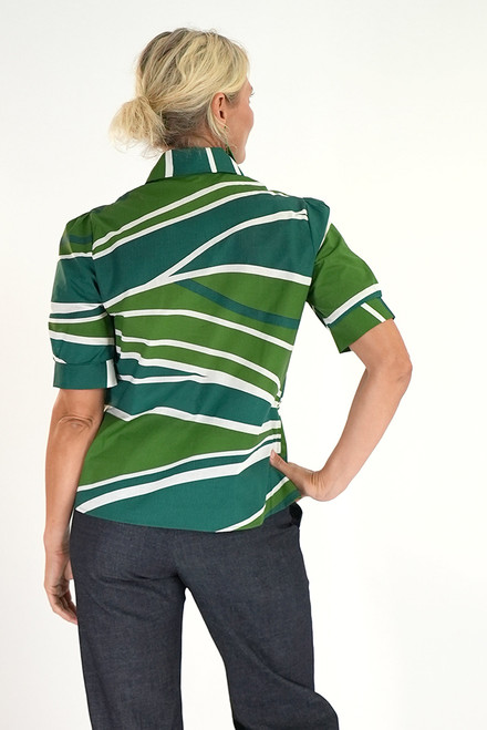 Coco Shirt | Waves green