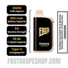 Creamy Peach Yogurt Fasta Burrst 35000 Creamy Edition Vape Specifications