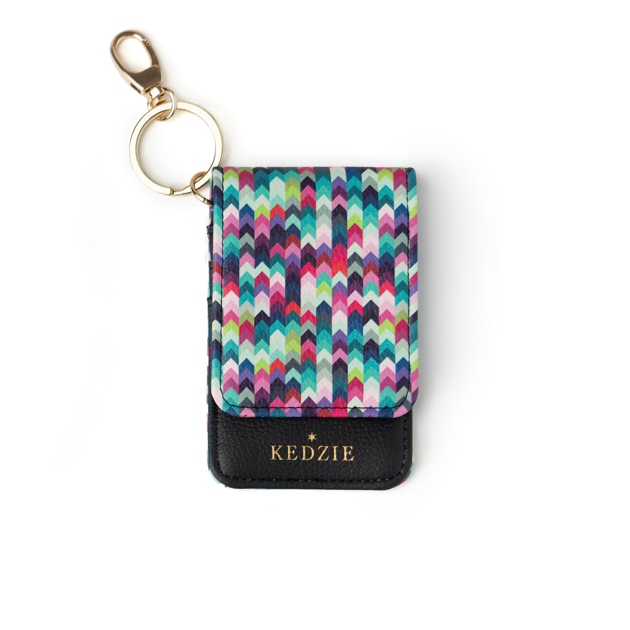 Kedzie ID Holder Keychain – Stitched & Stamped