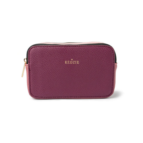 Wine Modernist Vegan Leather Crossbody Wine Modernist Vegan Leather Crossbody