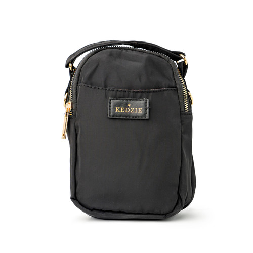 KEDZIE Crosstown Crossbody Zipper Bag with Adjustable Strap