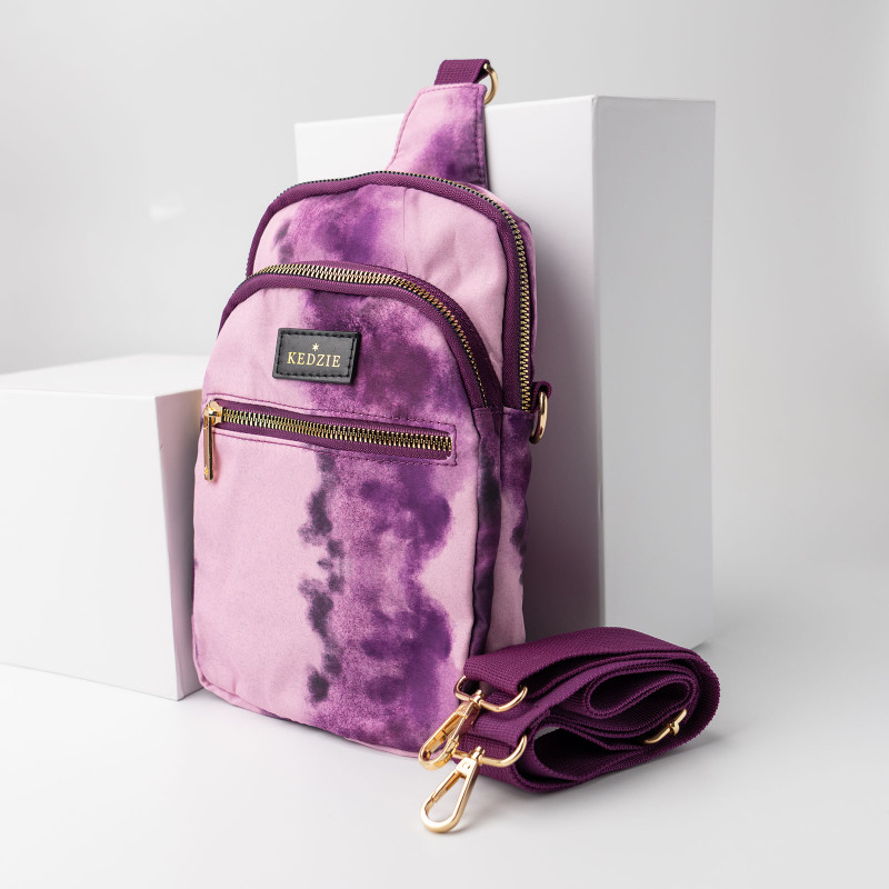 Kedzie RoundTrip Convertible Sling Crossbody Bag Purple / Os