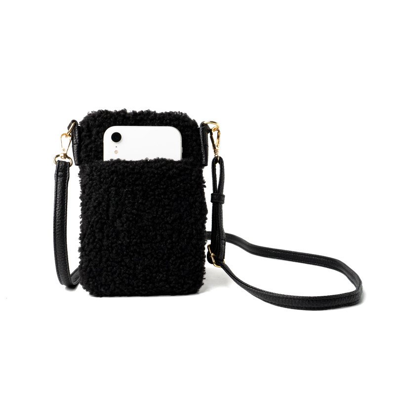 Kedzie Fireside Collection Interchangeable Straps in Vegan Sherpa Black