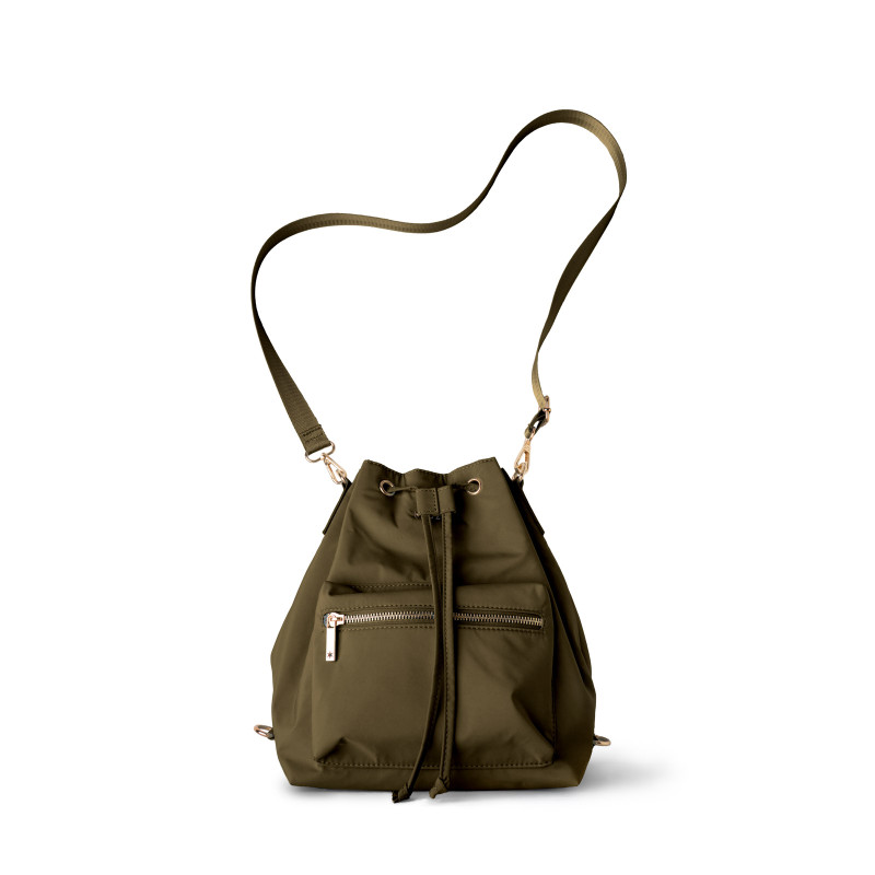 Aries 3-Way Convertible Bucket Bag