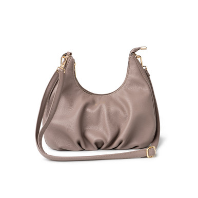 ELLE ICONIC LEATHER HALF MOON BAG