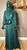 Gucci Green Pleated Umbrella Abaya