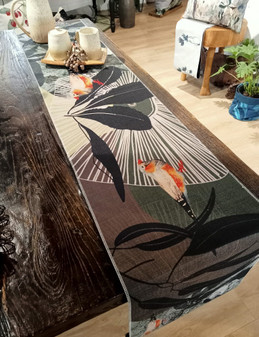 TABLE RUNNER - GEO FINCH CANOPY