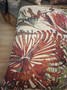 Bed Throw - Binna Burra in Terracotta