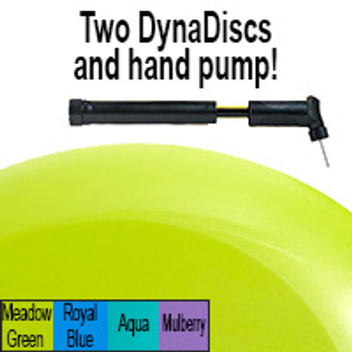 Exertools Dynadiscs 2-Pk (incl Hand Pump) - Meadow Green