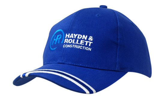 Brushed Heavy Cotton with Embroidered Arc on Peak