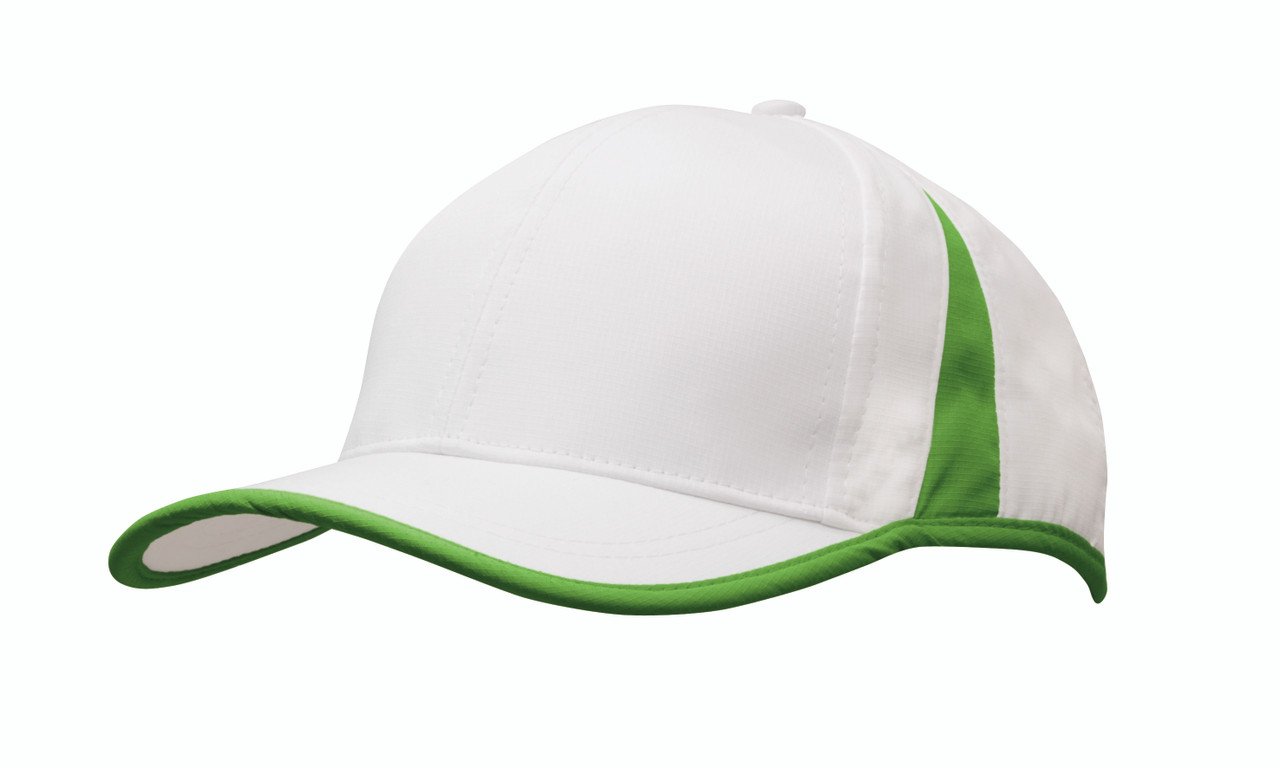 White/Bright Green