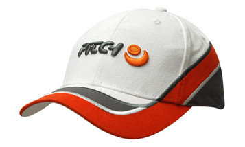 Brushed Heavy Cotton with Inserts/Embroidery on Crown & Peak || 2896