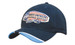 Brushed Heavy Cotton with Piped Peak Indents Brushed Heavy Cotton with Piped Peak Indents