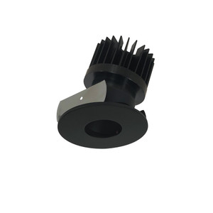 Nora NIOB-2RPHA30XBB/HL 2 inch Iolite LED Round Adjustable Pinhole, 1500lm/2000lm/2500lm (varies by housing), 3000K, Black Pinhole / Black Flange