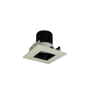 Nora NIOB-2SNDSQ27XBW/10 2 inch Iolite LED Square Reflector with Square Aperture, 1000lm / 14W, 2700K, Black Reflector / White Flange