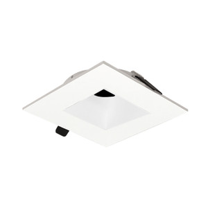 Nora NIOC-2SNDSQWW 2 inch Iolite Can-less Square Downlight Trim, White finish