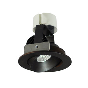 Nora NIR-4RC27XBZ/10 4 inch Iolite LED Round Adjustable Cone Retrofit, 1000lm / 12W, 2700K, Bronze Reflector / Bronze Flange