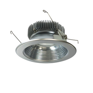 Nora NLCB2-6521527NN 6 inch Cobalt Dedicated High Lumen Baffle, 1500lm, 2700K, Natural Metal Baffle / Natural Metal Flange