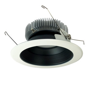 Nora NLCB2-6521530BW 6 inch Cobalt Dedicated High Lumen Baffle, 1500lm, 3000K, Black Baffle / White Flange