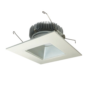 Nora NLCB2-6561540HZW 6 inch Cobalt Dedicated High Lumen Square/Square, 1500lm, 4000K, Haze Reflector / White Flange