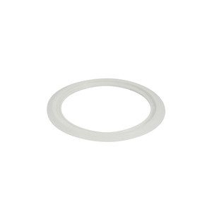 Nora NLCBC-4OR-MPW Round Oversize Ring for 4 inch Cobalt Retrofits, Matte Powder White Finish