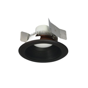 Nora NLCBC2-55235BZBZ/A 5 inch Cobalt Click Round Retrofit Baffle, 750lm / 10W, 3500K, Bronze Baffle / Bronze Flange