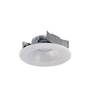 Nora NLCBS-4W518535WW 4 inch Cobalt Shallow High Lumen LED Trim, Round Reflector, 850lm, 3500K, White