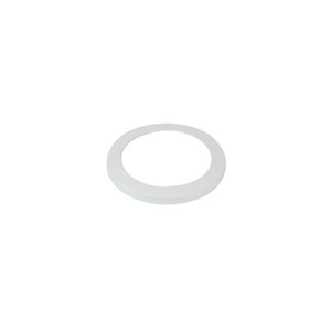 Nora NLOCAC-6RMPW 6 inch Decorative Ring for ELO+, Matte Powder White