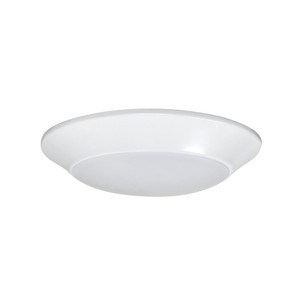 Nora NLOPAC-R4TWW 4 inch AC Opal LED Surface Mount, 700lm / 10W, Selectable CCT, White finish