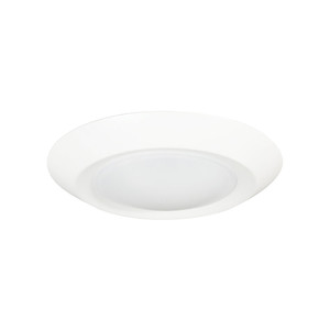 Nora NLOPAC-R6REGT2440W 6 inch Regressed AC Opal LED Surface Mount, 950lm / 13W, 4000K, White finish