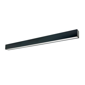 Nora NLUD-8334B 8 ft L-Line LED Indirect/Direct Linear, 12304lm / Selectable CCT, Black Finish