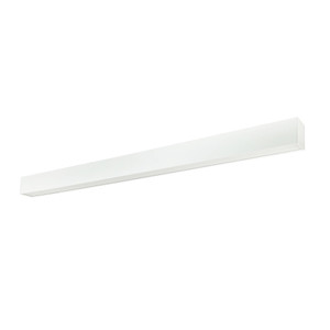 Nora NLUD-8334W/EM 8 ft L-Line LED Indirect/Direct Linear, 12304lm / Selectable CCT, White Finish, with EM