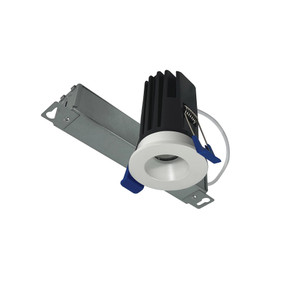 Nora NM1-PRDCL130MPW 1 inch M1+ Round LED Downlight, 600lm / 9W, 3000K, Matte Powder White finish