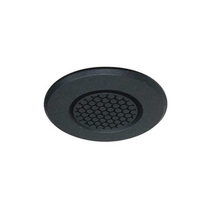 Nora NM1-RAIHECB 1 inch Round M1 Hex Cell Louver Trim, Black