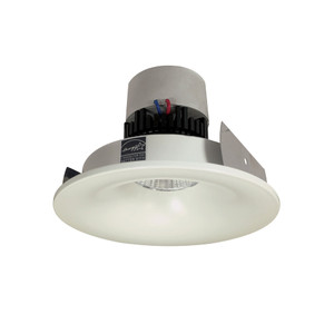 Nora NPR-4RNBCDXWW 4 inch Pearl LED Round Bullnose Retrofit, 800lm / 12W, Comfort Dim, White Finish