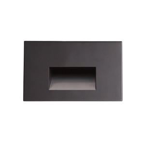 Nora NSW-740/40DBZ Ari LED Step Light w/ Horizontal Wall Wash Face Plate, 88lm / 5W, 4000K, Bronze Finish