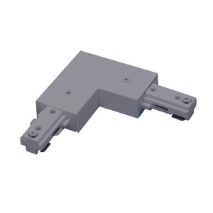 Nora NT-313S L-Connector for One-Circuit Track, Silver Finish
