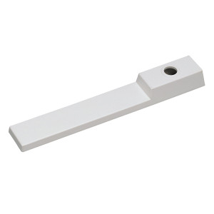 Nora NT-326W Wire Way Cover for Track Systems, White Finish