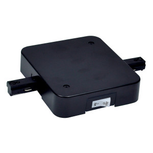 Nora NT-358B/5A In-Line Feed w/ Circuit Limiter, 5 Amps, One-Circuit Track, Black Finish