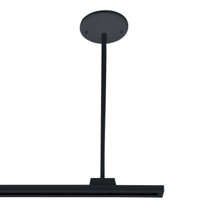 Nora NT-372B 72 inch Pendant Assembly Kit for Track Systems, Black Finish